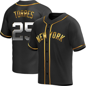 Gleyber Torres #25 New York Yankees White Home Pinstripe Men's Nike Jersey  NWT