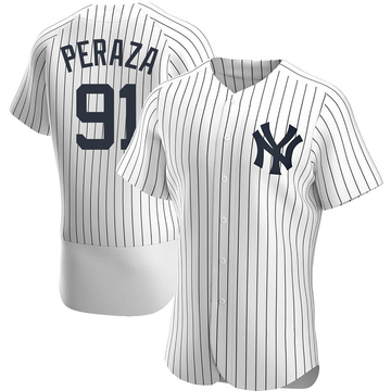 Oswald Peraza Signed Yankees Nike Baseball Jersey Bronx Bombers MLB –  Sports Integrity