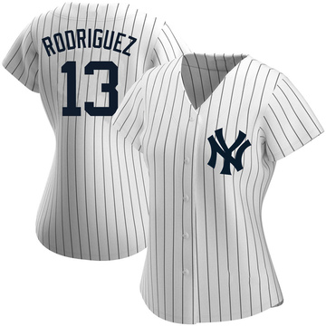 Alex Rodriguez No Name Jersey - Yankees Replica Home Number Only Jersey