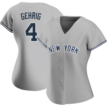 New York Yankees Lou Gehrig #4 2020 Mlb White Jersey - Bluefink