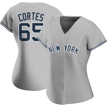 Lids Nestor Cortes Jr. New York Yankees Fanatics Authentic Game-Used #65  White Pinstripe Jersey vs. Los Angeles Angels on April 20, 2023