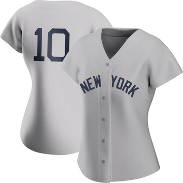 Majestic New York Yankees PHIL RIZZUTO Sewn Baseball JERSEY GRAY –